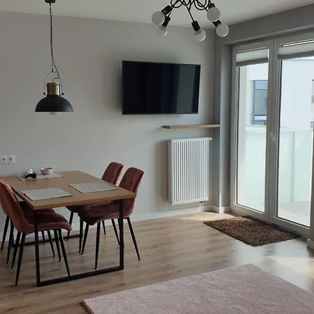 Nowoczesny Apartament Blisko Centrum Miasta アパート シェドルツェ
